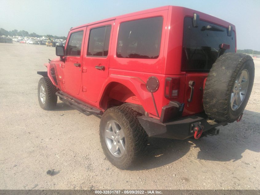 2014 JEEP WRANGLER UNLIMITED SAHARA 1C4BJWEG5EL299361