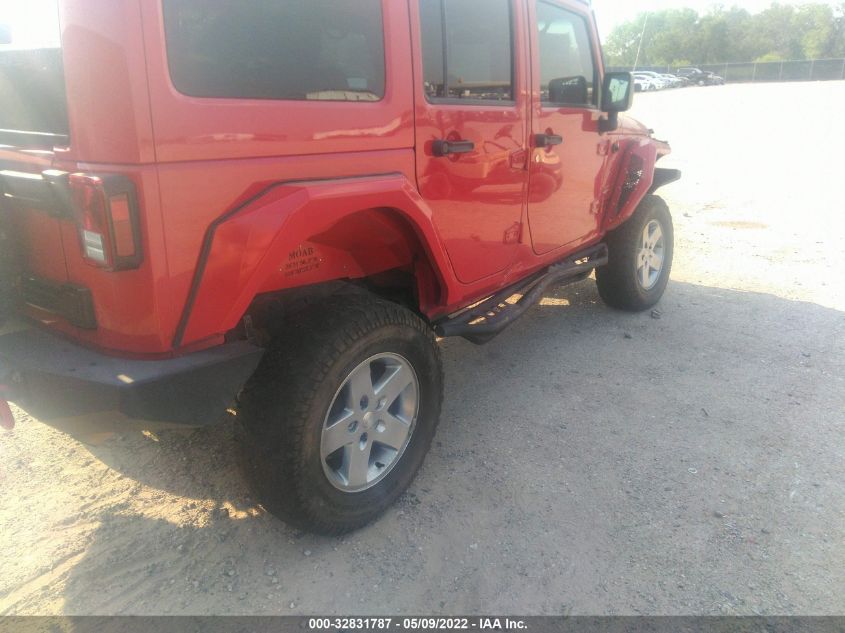 2014 JEEP WRANGLER UNLIMITED SAHARA 1C4BJWEG5EL299361