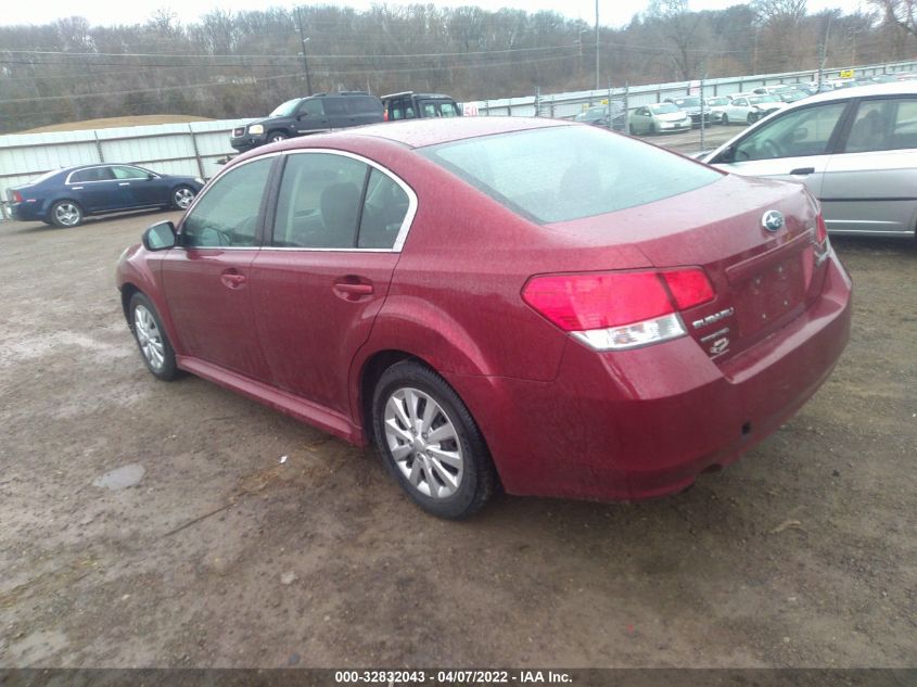 2013 SUBARU LEGACY 2.5I 4S3BMCA64D3015896