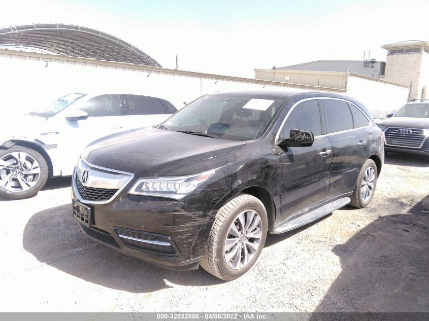 2014 ACURA MDX TECHNOLOGY 5FRYD3H62EB019612