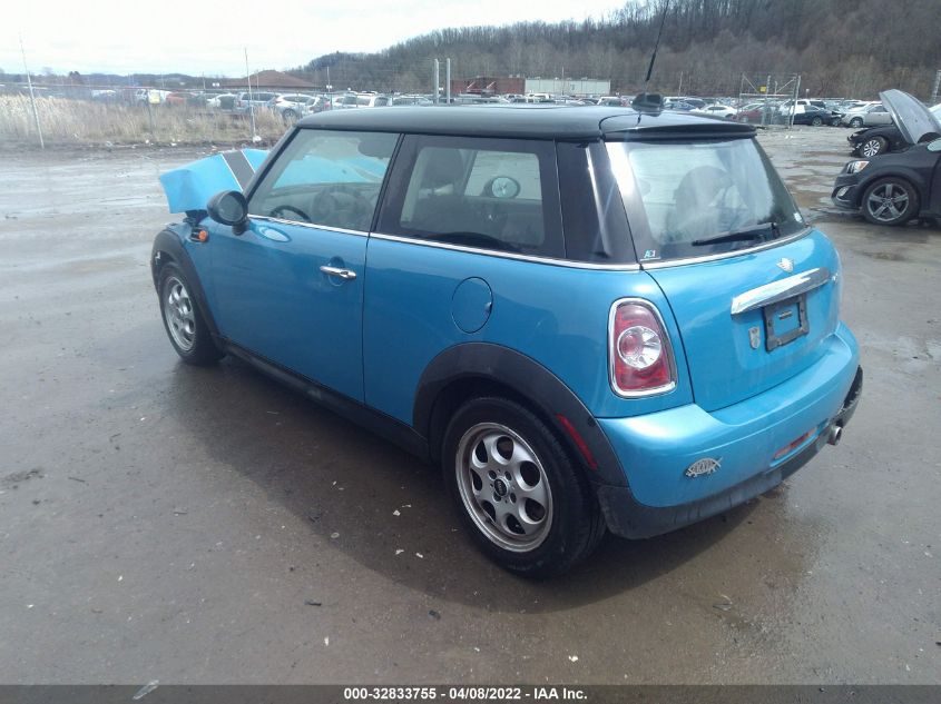 2013 MINI COOPER HARDTOP WMWSU3C52DT691071