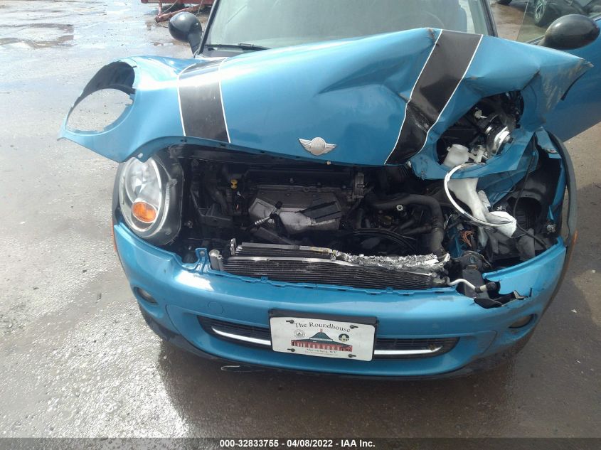 2013 MINI COOPER HARDTOP WMWSU3C52DT691071