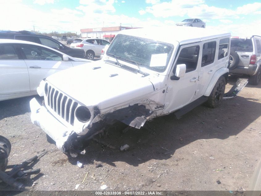2021 JEEP WRANGLER UNLIMITED SAHARA HIGH 1C4HJXEG2MW507581