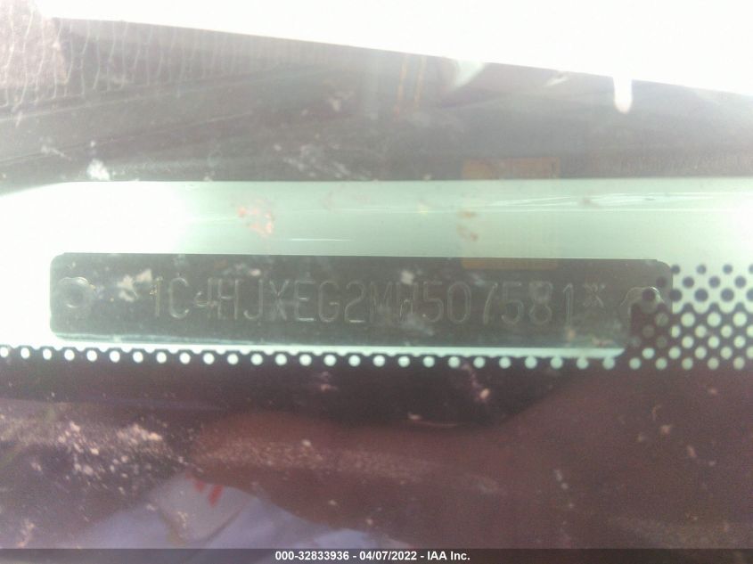 2021 JEEP WRANGLER UNLIMITED SAHARA HIGH 1C4HJXEG2MW507581