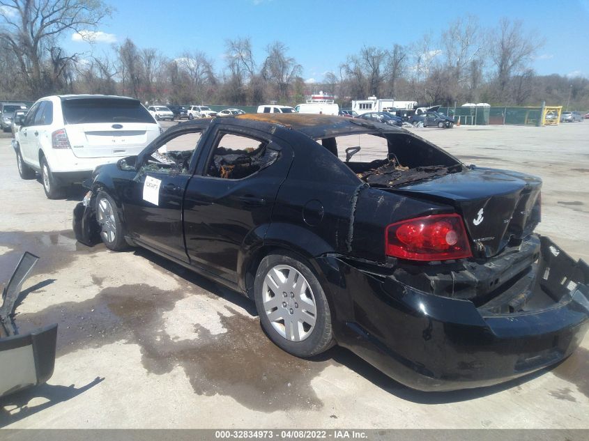 2013 DODGE AVENGER SE 1C3CDZAG7DN749599