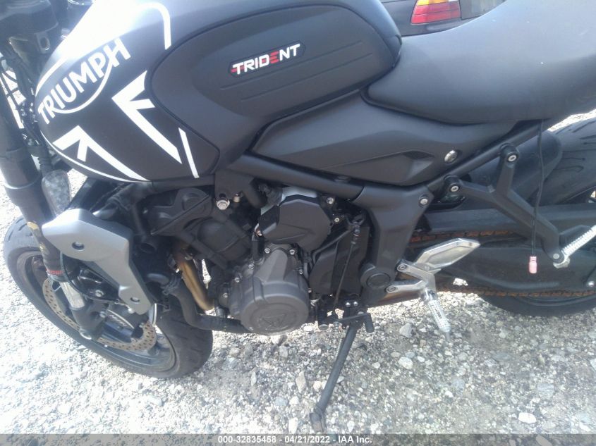 2022 TRIUMPH MOTORCYCLE TRIDENT 660 SMTL10UL9NTAF8435