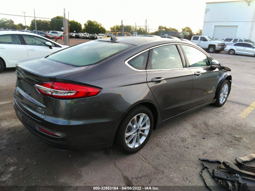 2019 FORD FUSION HYBRID SEL 3FA6P0MU4KR121447
