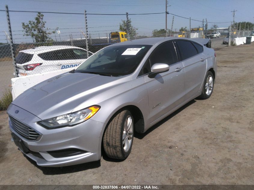 2018 FORD FUSION HYBRID S 3FA6P0UU5JR253549