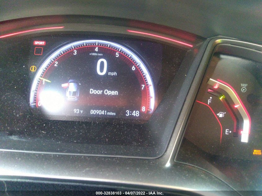 2019 HONDA CIVIC TYPE R TOURING SHHFK8G74KU202610