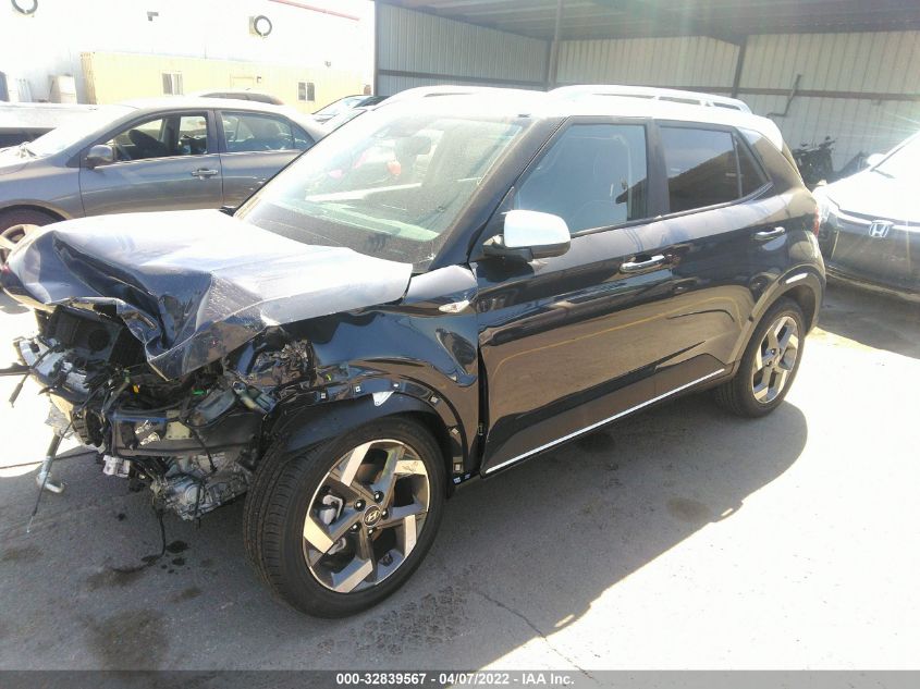2022 HYUNDAI VENUE LIMITED KMHRC8A36NU166802