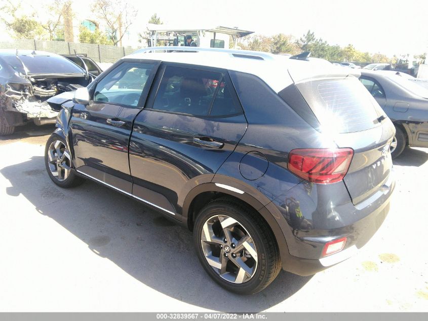 2022 HYUNDAI VENUE LIMITED KMHRC8A36NU166802