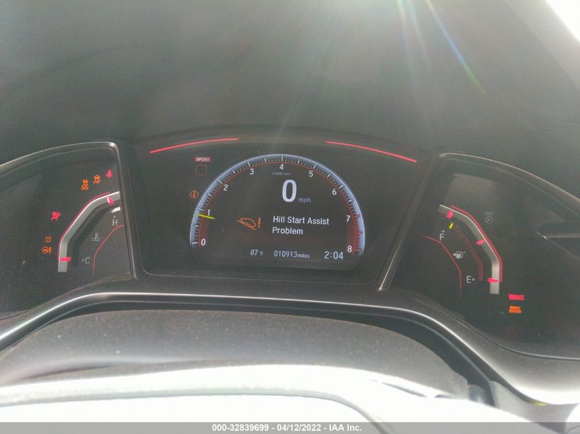 2019 HONDA CIVIC TYPE R TOURING SHHFK8G74KU205572