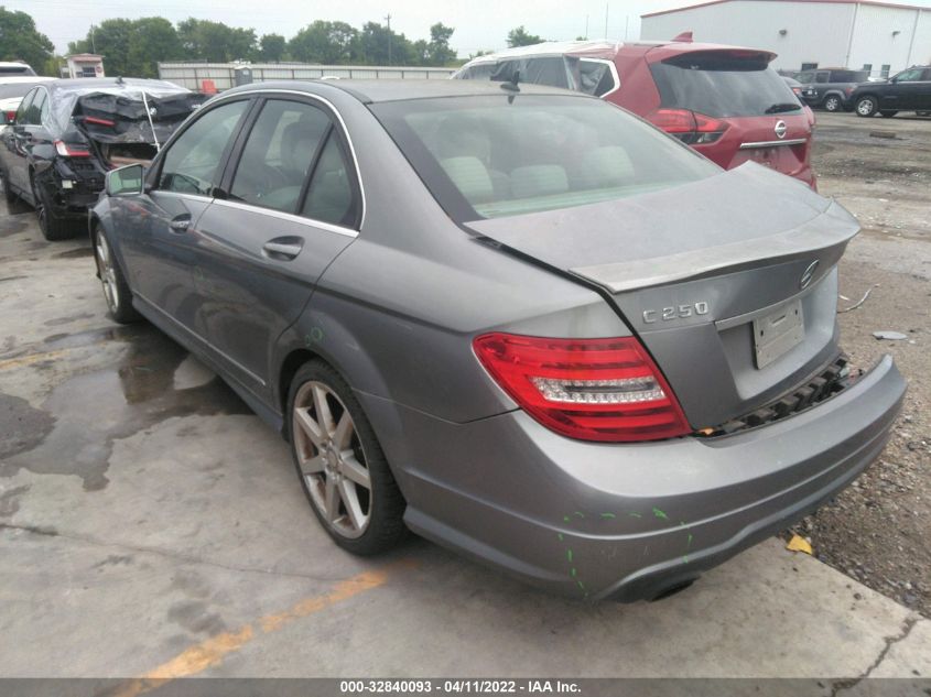 2014 MERCEDES-BENZ C-CLASS C 250 WDDGF4HB4EA958754