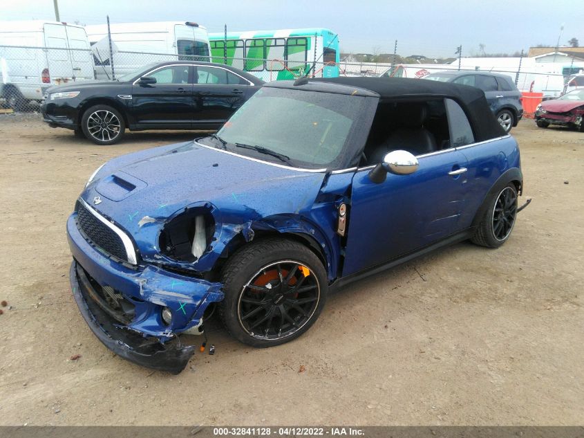 2014 MINI COOPER CONVERTIBLE S WMWZP3C56ET707649