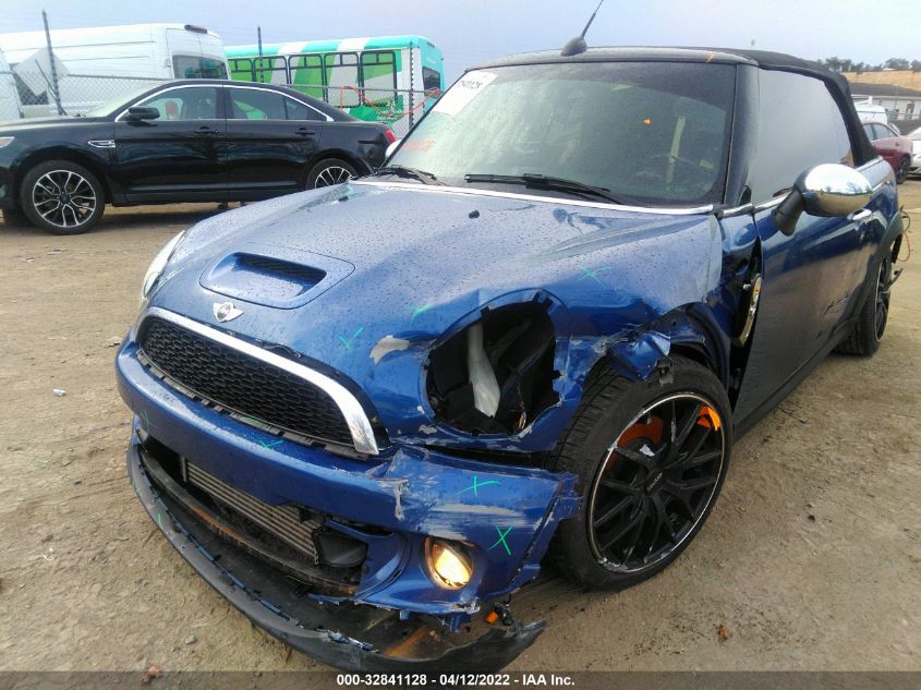 2014 MINI COOPER CONVERTIBLE S WMWZP3C56ET707649