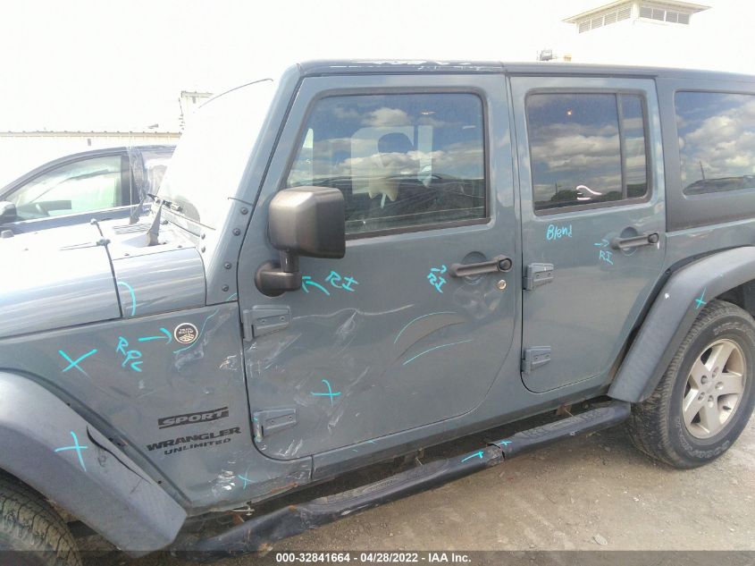 2015 JEEP WRANGLER UNLIMITED SPORT 1C4BJWDG1FL570368