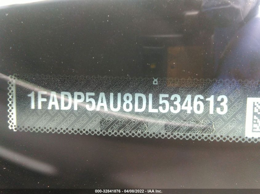 2013 FORD C-MAX HYBRID SE 1FADP5AU8DL534613