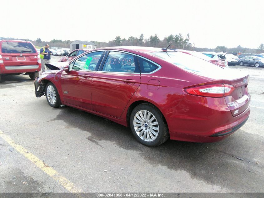 2016 FORD FUSION ENERGI SE LUXURY 3FA6P0PU1GR401751