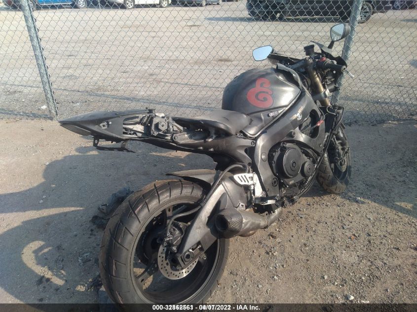2006 SUZUKI GSX-R600 K6 JS1GN7DAX62113649