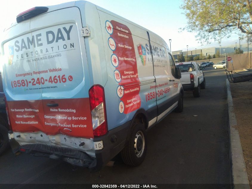2020 FORD TRANSIT CARGO VAN 1FTBR1C84LKA40029