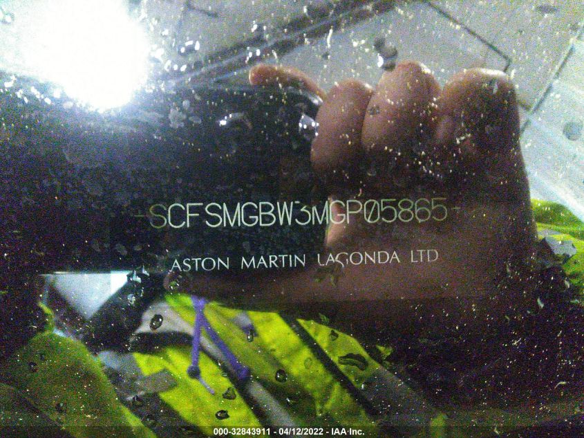 2021 ASTON MARTIN VANTAGE SCFSMGBW3MGP05865