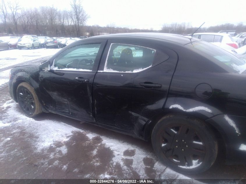 2013 DODGE AVENGER SE 1C3CDZAB0DN756754