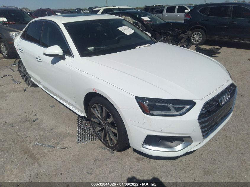 2021 AUDI A4 SEDAN PREMIUM WAUABAF45MA051294