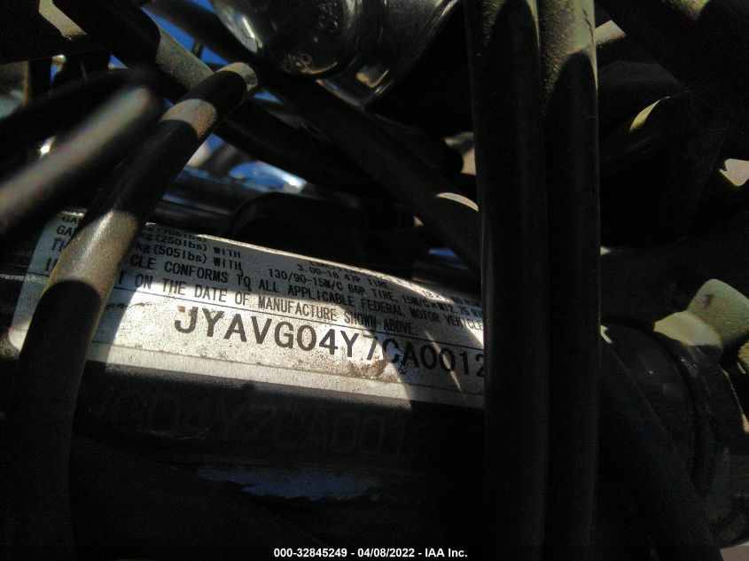 2012 YAMAHA XV250 C JYAVG04Y7CA001285