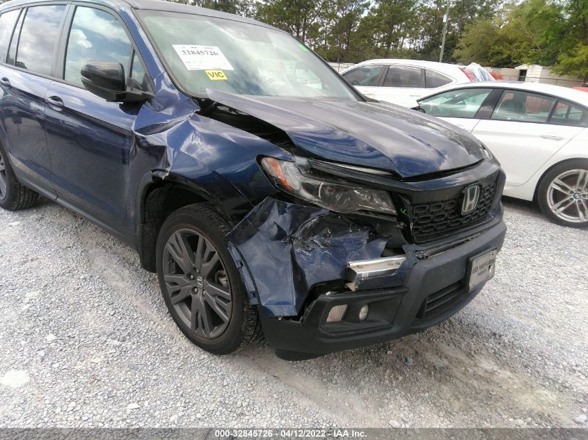 2020 HONDA PASSPORT EX-L 5FNYF7H54LB000163