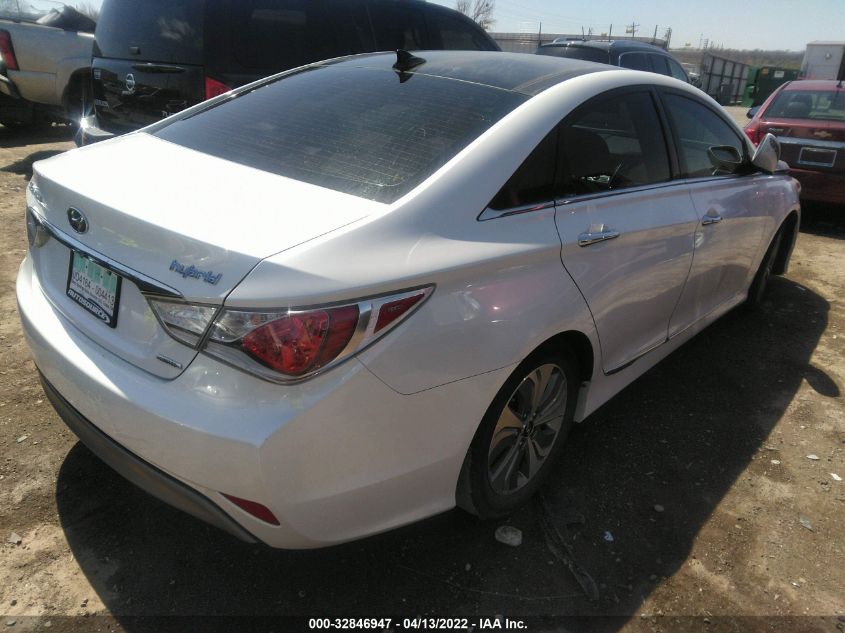2015 HYUNDAI SONATA HYBRID LIMITED KMHEC4A47FA129146