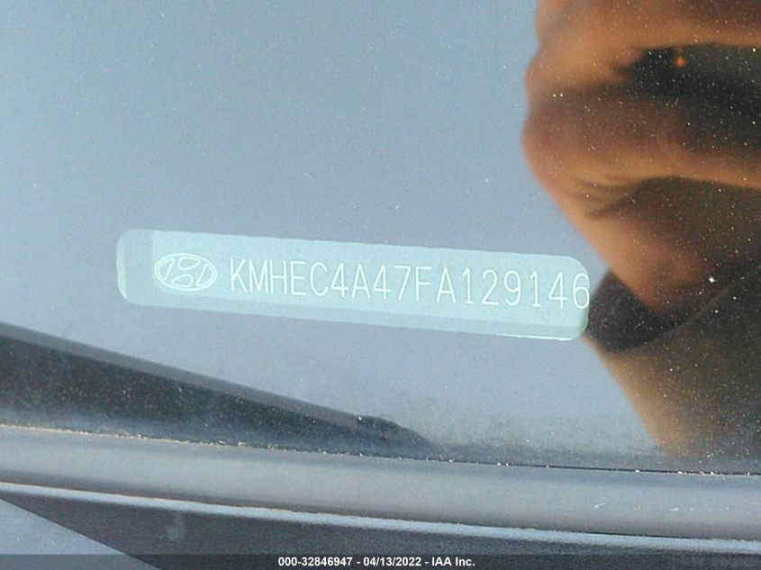 2015 HYUNDAI SONATA HYBRID LIMITED KMHEC4A47FA129146