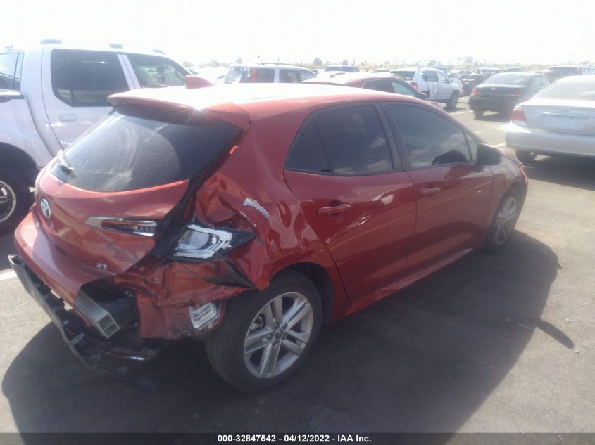 2019 TOYOTA COROLLA HATCHBACK SE/XSE JTNK4RBE3K3039785