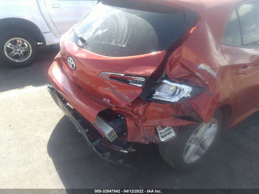 2019 TOYOTA COROLLA HATCHBACK SE/XSE JTNK4RBE3K3039785
