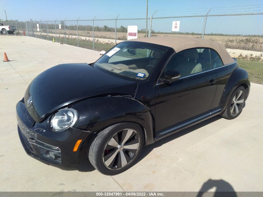 2013 VOLKSWAGEN BEETLE CONVERTIBLE 2.0T 3VW7T7AT9DM820844