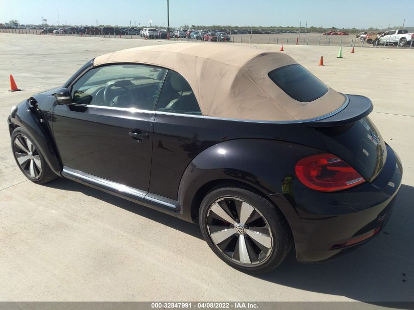 2013 VOLKSWAGEN BEETLE CONVERTIBLE 2.0T 3VW7T7AT9DM820844