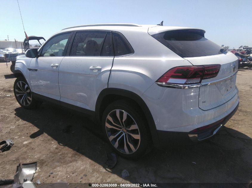 2021 VOLKSWAGEN ATLAS CROSS SPORT 2.0T SE W/TECHNOLOGY 1V2WC2CA8MC225190