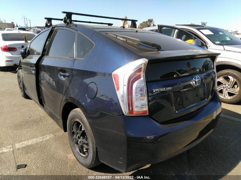 2014 TOYOTA PRIUS FOUR/FIVE/THREE/ONE/TWO JTDKN3DU5E1766994