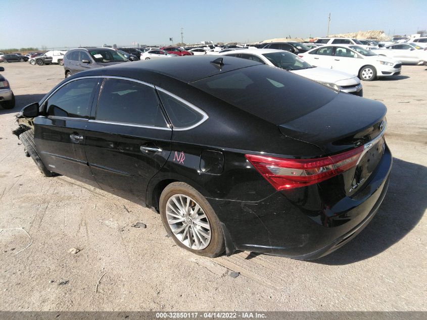 2016 TOYOTA AVALON HYBRID XLE PREMIUM/LIMITED 4T1BD1EB6GU055595