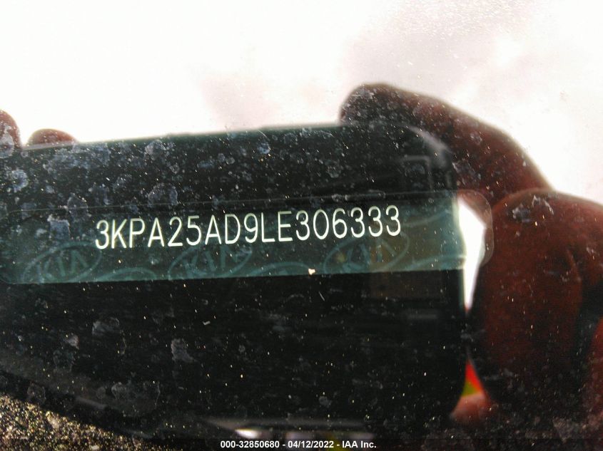 2020 KIA RIO 5-DOOR S 3KPA25AD9LE306333
