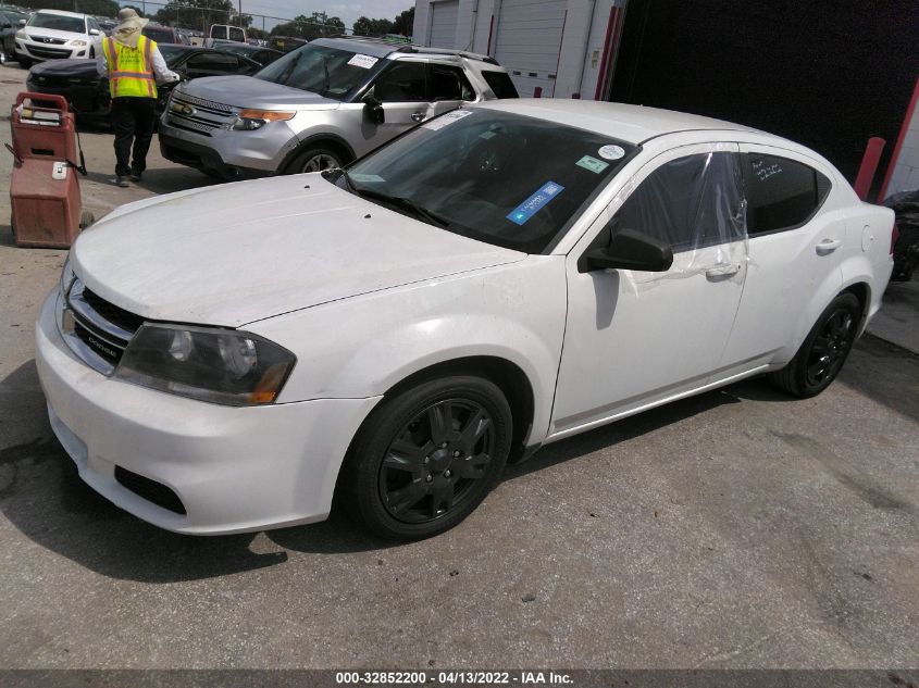 2014 DODGE AVENGER SE 1C3CDZAB7EN169212