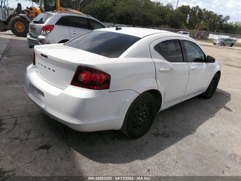 2014 DODGE AVENGER SE 1C3CDZAB7EN169212
