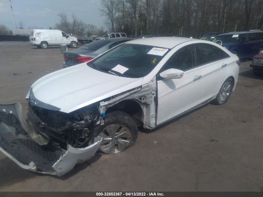 2014 HYUNDAI SONATA HYBRID KMHEC4A41EA117590