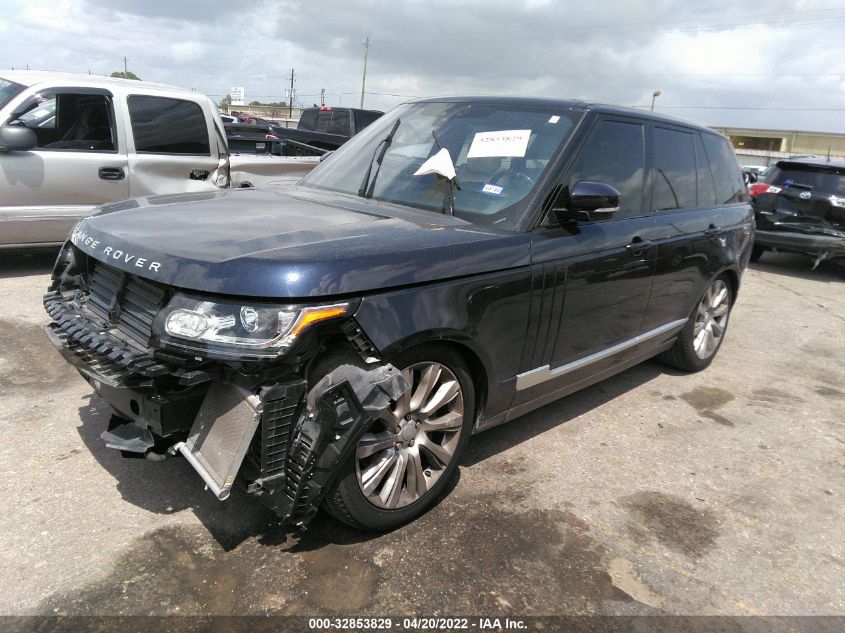 2017 LAND ROVER RANGE ROVER HSE SALGS2FV7HA371579