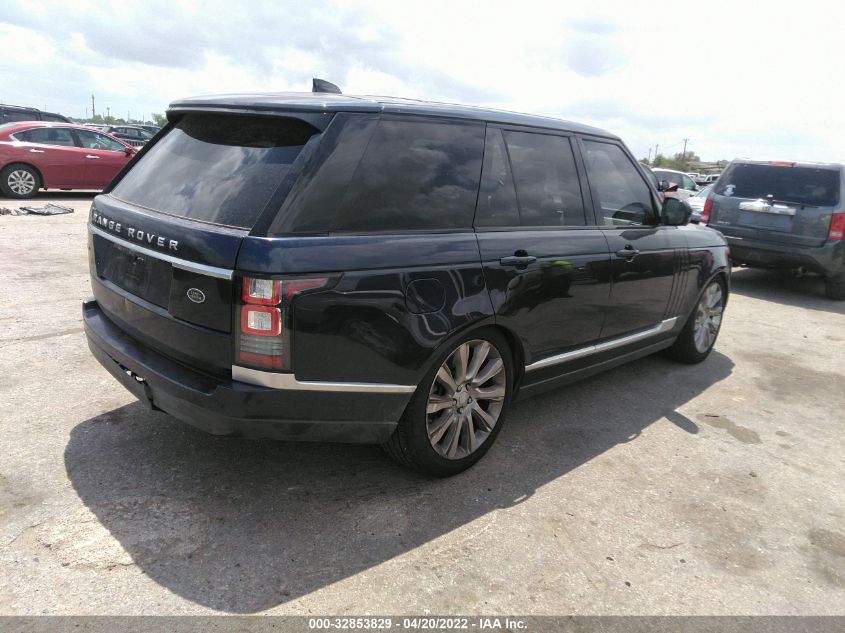 2017 LAND ROVER RANGE ROVER HSE SALGS2FV7HA371579