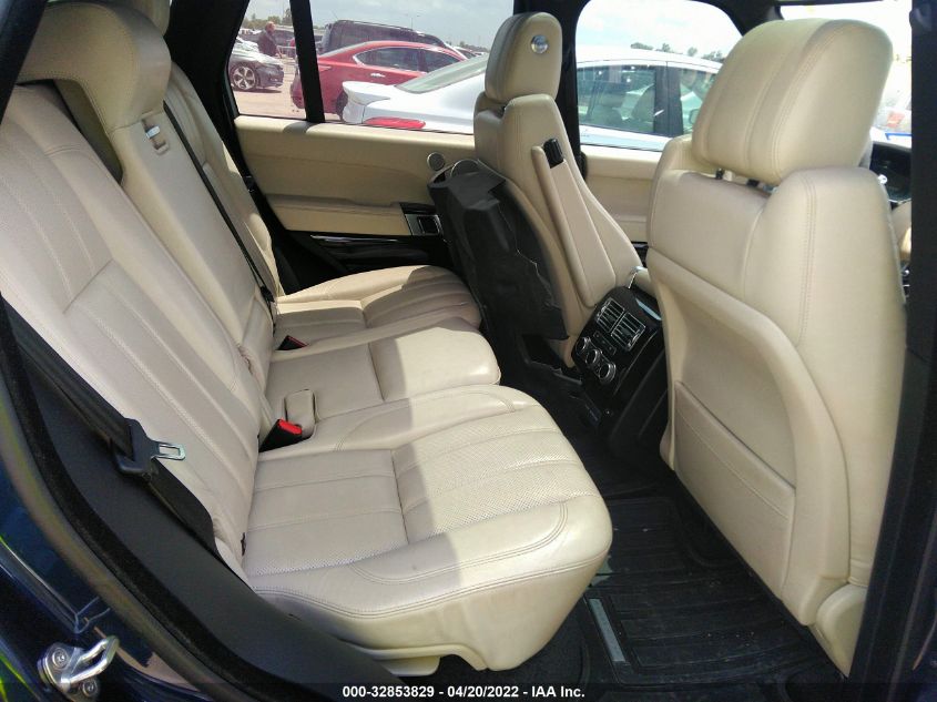 2017 LAND ROVER RANGE ROVER HSE SALGS2FV7HA371579