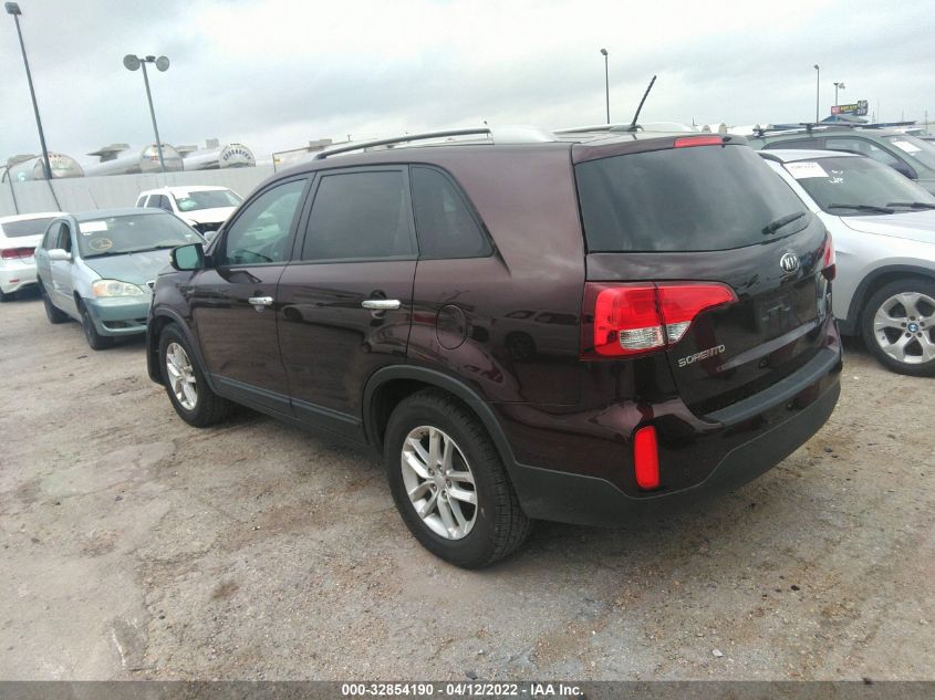 2015 KIA SORENTO LX 5XYKT4A69FG627681