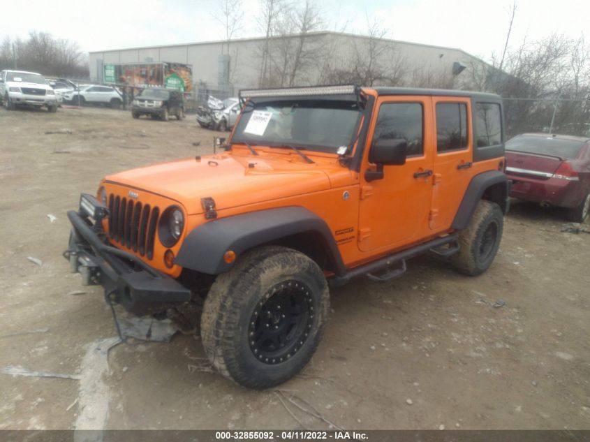 2013 JEEP WRANGLER UNLIMITED SPORT 1C4BJWDG0DL519635