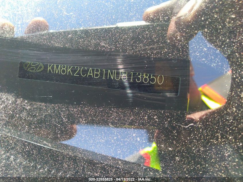 2022 HYUNDAI KONA SE KM8K2CAB1NU813850