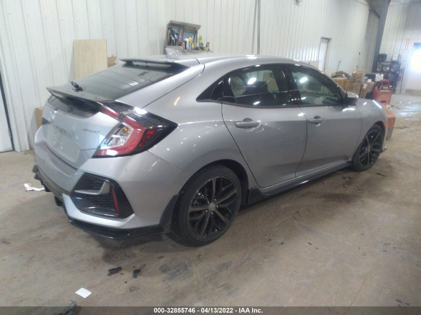 2020 HONDA CIVIC HATCHBACK SPORT SHHFK7H47LU223113
