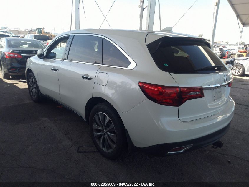 2015 ACURA MDX TECH PKG 5FRYD4H40FB020649